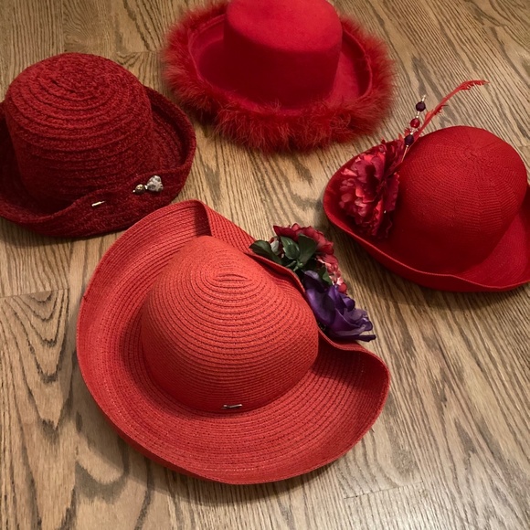 Bundle of 7 red hats all in perfect condition! - Picture 7 of 14